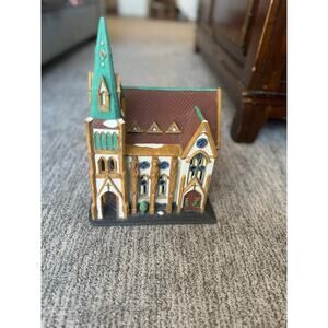 Dept  56 All Saints Corner Church.  *damaged